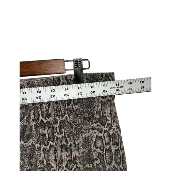 Spanx Women's Taupe Snakeskin Print Jean-ish Legging Pants Size 1X Tummy Control - Picture 7 of 9
